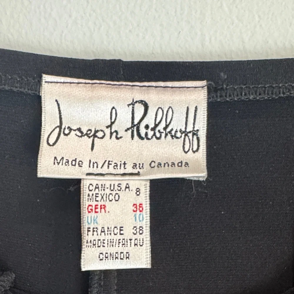 Joseph Ribkoff Elegant‎ Black Midi Skirt sz 8